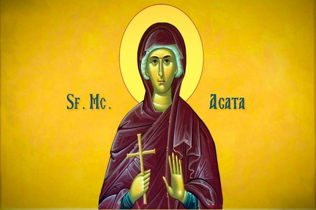 5 februarie- Sfânta Muceniță Agata 1 sfanta agata mucenita 5 februarie