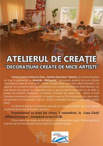 Atelierul de creație “Decorațiuni create de micii artiști”