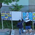 Dovadă : Cine a mânjit (înnobilat) panourile electorale în Piatra Neamț &#8211; știre actualizată