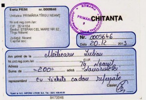 Caz șocant în Neamț: un funcționar public returnează banii pentru tichetele de masă