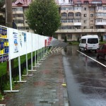 Panourile electorale, pericol pentru circulație 2 panouri1