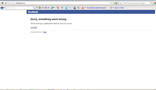 Facebook a căzut în România!