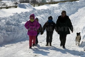 Vremea rea închide școli în Neamț