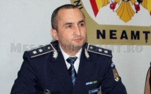 Comisarul șef Neculai Catană preia funcția de inspector șef al IPJ Neamț