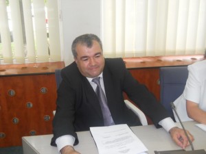 Transparență de carton la Inspectoratul Școlar Județean Neamț