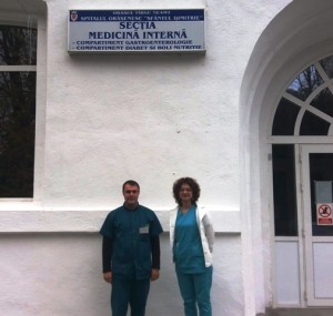 Tineri asistenți medicali la Spitalul Târgu Neamț