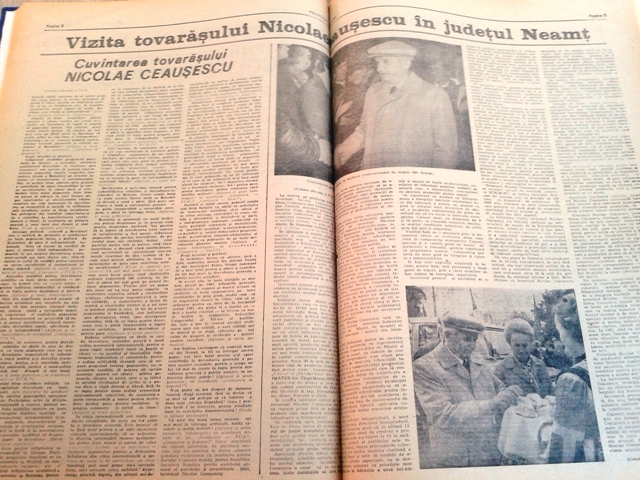 Ceaușescu în Neamț: Vizita din 1975