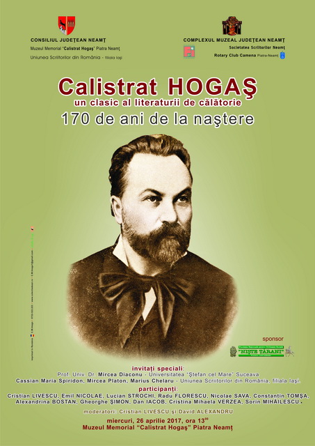 Calistrat Hogaș &#8211; 170 de ani de la naștere