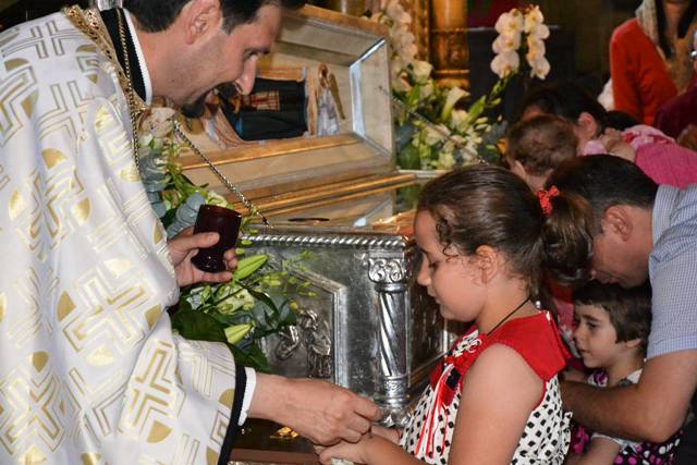 FOTO: Moaștele Sf. Cuv. Iosif de la Văratec au ajuns la Piatra Neamț