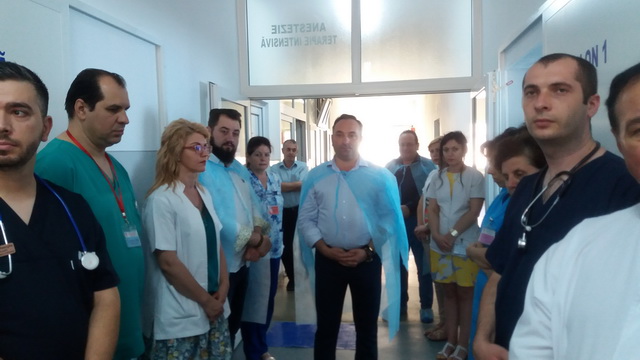 FOTO Sală de anestezie-terapie intensivă modernizată la Spitalul Târgu-Neamț
