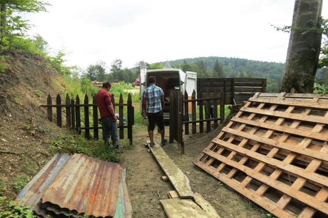 Campania Mesagerul: primul transport de materiale la șantierul Nifon Vechi