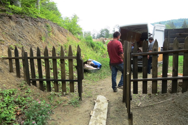 Campania Mesagerul: primul transport de materiale la șantierul Nifon Vechi