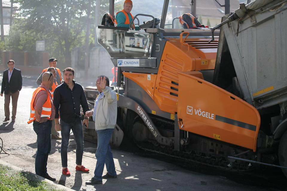 Președintele CJ a inspectat asfaltările din Piatra Neamț