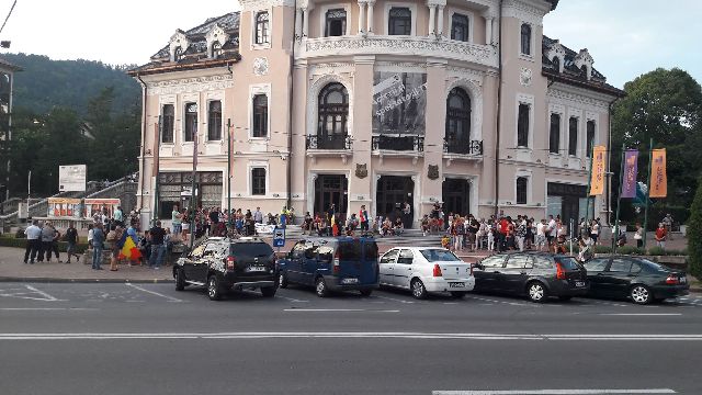 A treia zi de proteste la Piatra Neamț. Foto