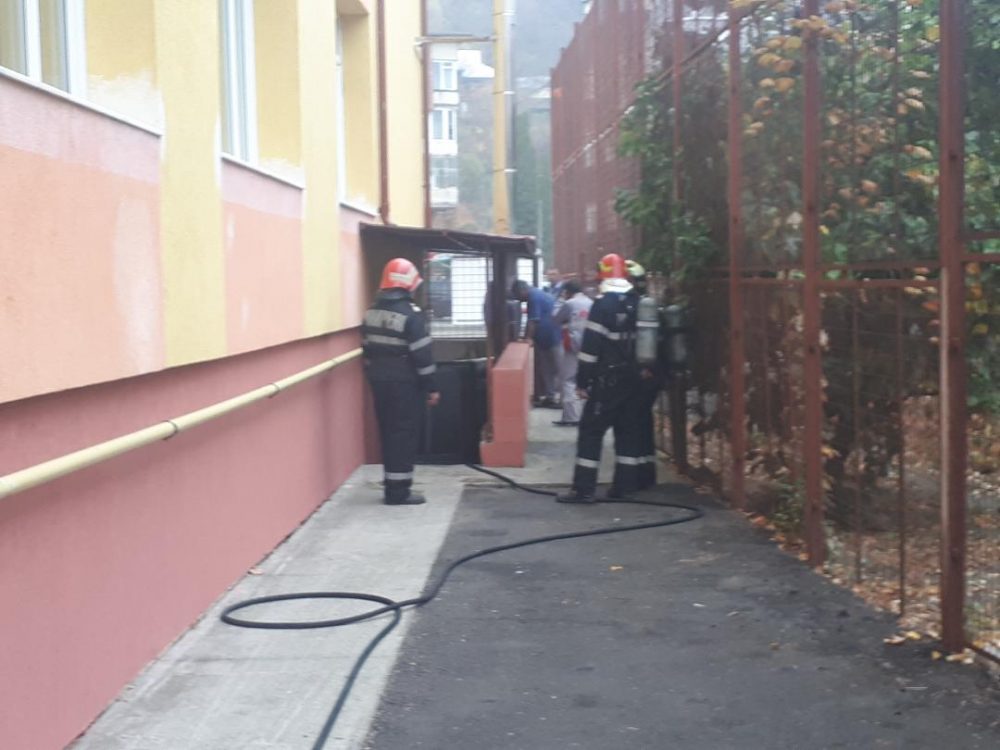 Incendiu anunțat la centrala termică a Școlii ”Spiru Haret”