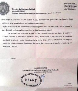 Verdictul DSP Neamț: Cazul Sechel la un pas de clasare, văduvul n-a plătit 6.000 de lei!