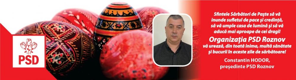 PSD Neamț: Hristos a înviat!