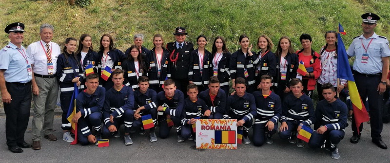 Elevii de la Brusturi, rezultate meritorii la Concursul Internațional al Tinerilor Pompieri