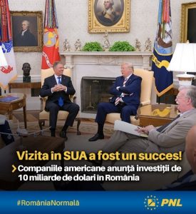 PNL Neamț: Președintele Iohannis este garanția pentru stabilitatea investițiilor în economia românească