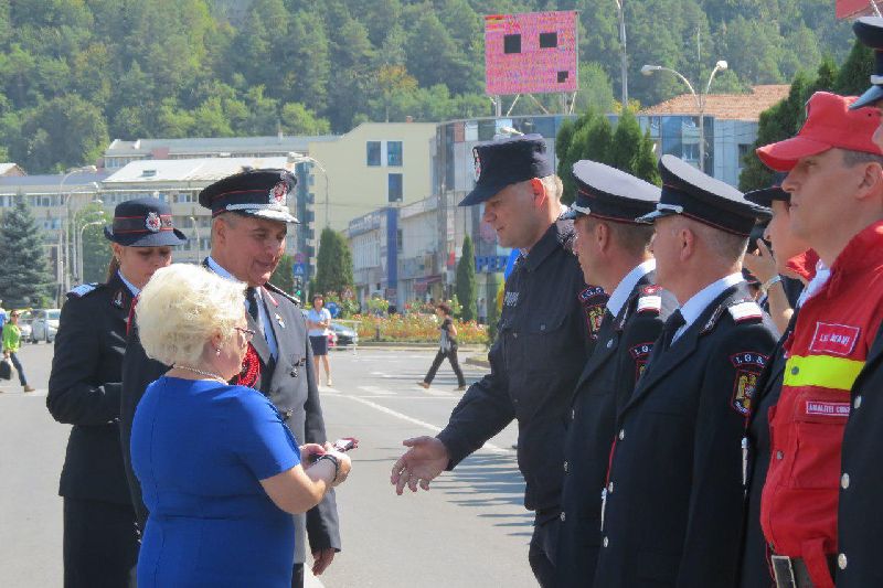 Andrei Grancea – singurul ofițer avansat la ”excepțional” de Ziua Pompierilor