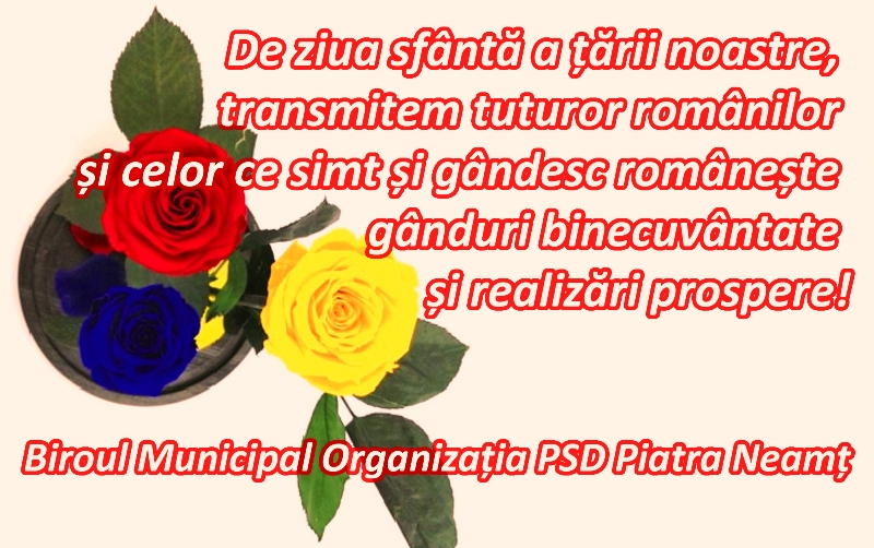 PSD Piatra Neamț vă urează ”La mulți ani!”