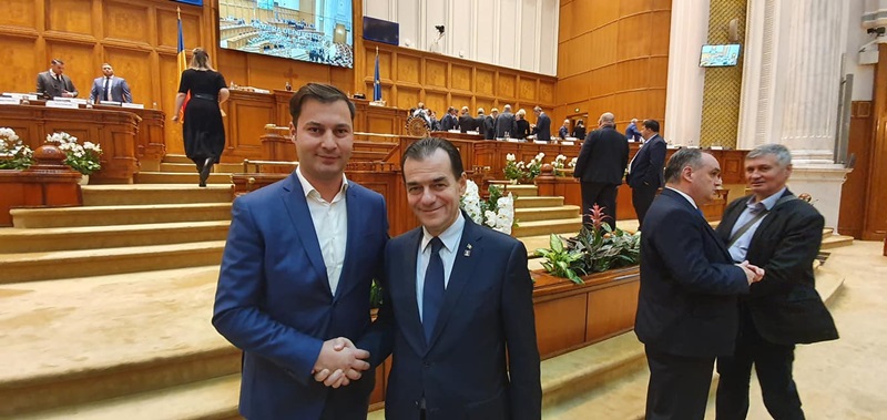 Alături de prim ministru Ludovic Orban