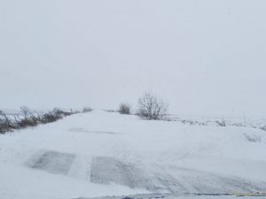 A venit iarna &#8211; primele probleme pe drumurile din Neamț