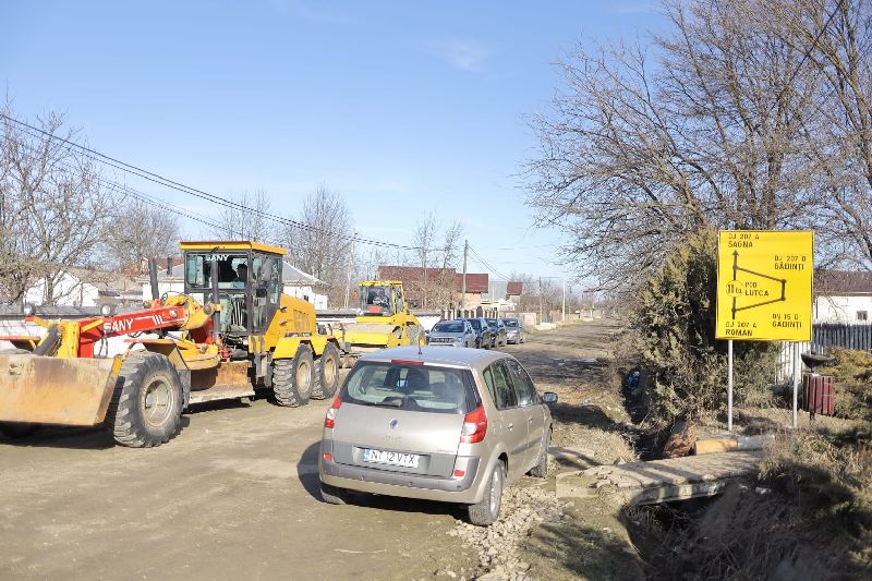 DJ 207D, între Sagna și Gâdinți, intră în reparații, lucrările se vor realiza pe o lungime de 7 km