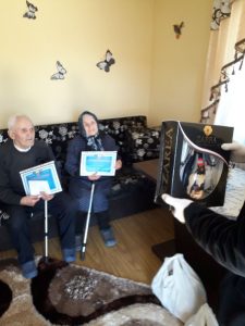 Eveniment: 99 de ani de viață, 70 de ani de căsnicie, pentru un veteran de război cu 4 ani de prizonierat într-un lagăr din Caucaz
