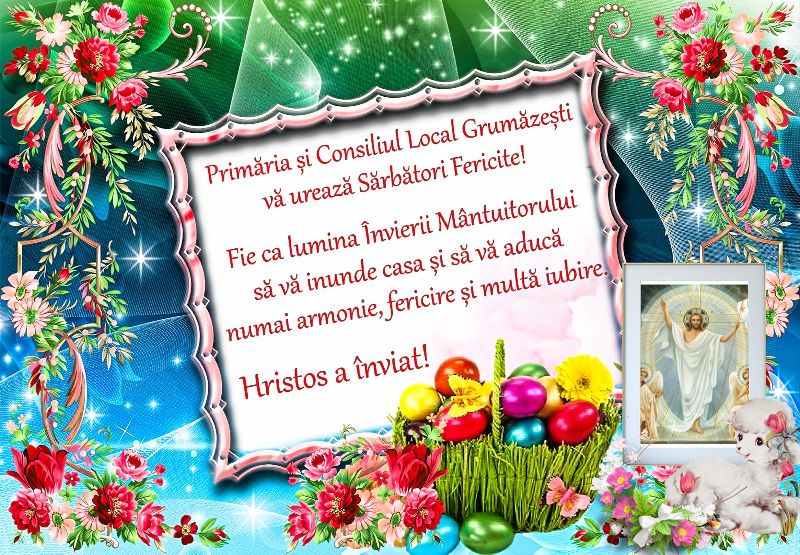 Felicitări din partea primarilor din Neamț cu ocazia sărbătorii Sfintelor Paști
