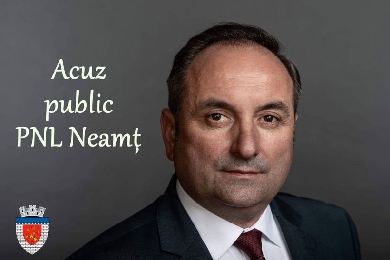 Primarul Daniel Harpa, atac la conducerea PNL Neamț