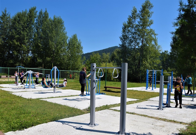Zone de fitness în aer liber amenajate în Piatra-Neamț