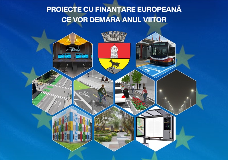 Primăria Piatra-Neamț &#8211; 26 de proiecte europene în valoare de 53.5 milioane de euro, aflate în implementare, cu contractele de finanțare semnate și termen de finalizare maxim anul 2022