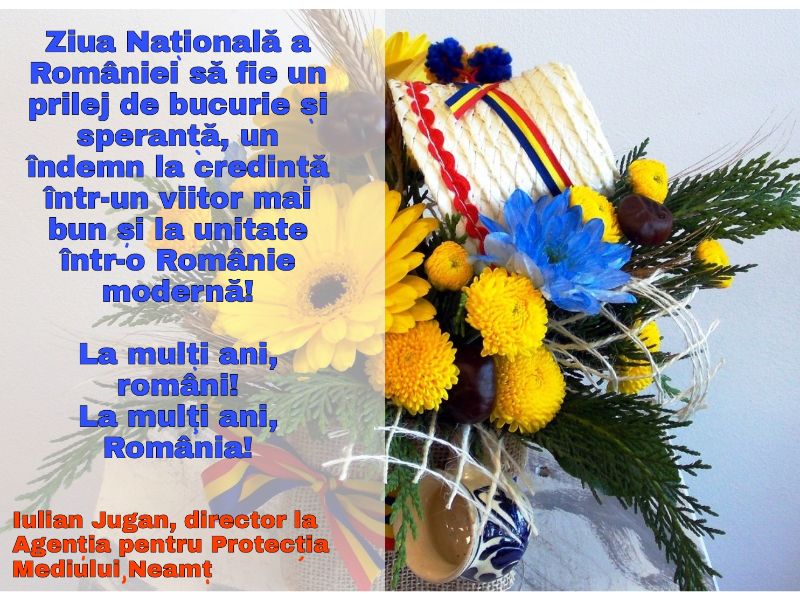 Felicitări de Ziua Națională a României