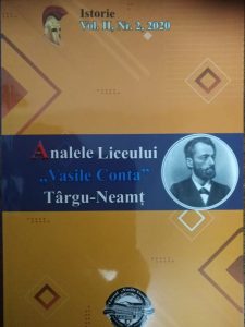 Revista de istorie a liceului “Vasile Conta” din Târgu Neamț