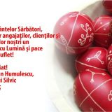 Silvicultorii din Neamț transmit mesaje de felicitări cu prilejul Sfintelor Sărbători ale Paștelui