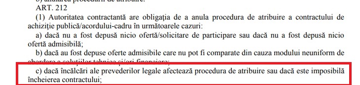 Procedură de achiziție la Primăria Piatra Neamț anulată pentru un document publicat din neatenție!