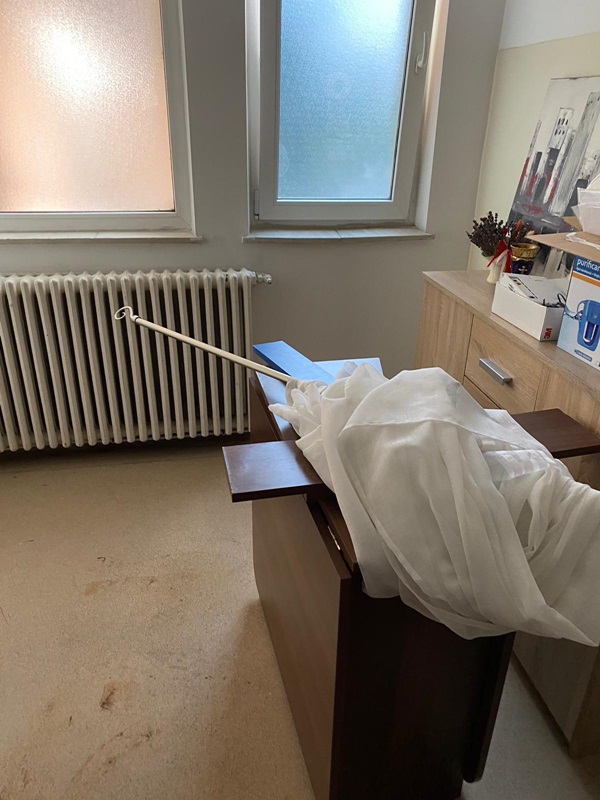 Dr. Cătălin Herghelegiu a evacuat medicii din camera de gardă a Radiologiei de la Spitalul Județean Neamţ