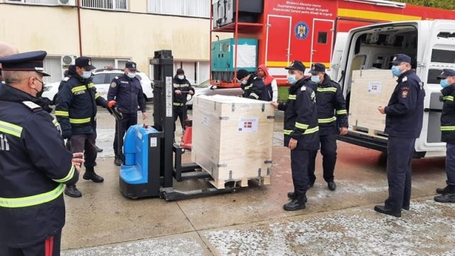 Spitalul Județean Neamț a primit 10 concentratoare de oxigen de la DSU