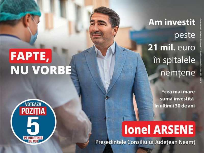 I-a durut în… cot de banii nemțenilor: CJ Neamț nu a făcut nici un demers pentru recuperarea banilor pentru Spitalul de la Lețcani