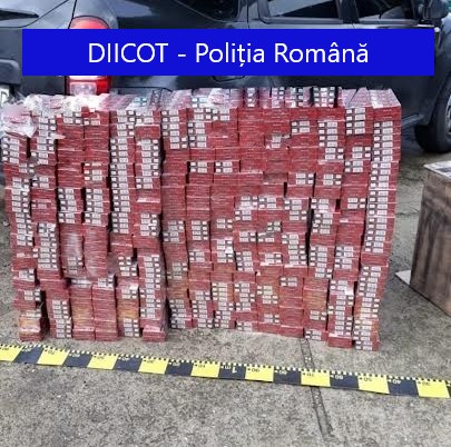 Știre actualizată. Mega-rețea de contrabandiști de țigări destrămată: 4 milioane lei prejudiciu, peste 33.000 euro confiscați