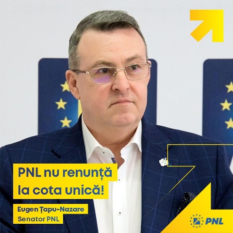 Eugen Țapu-Nazare (PNL Neamț): ”Nu renunțăm la cota unică!”