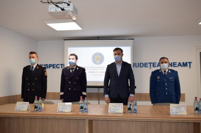 George Lazăr, prefect de Neamț: apreciez profesionalismul și implicarea Poliției și Jandarmeriei