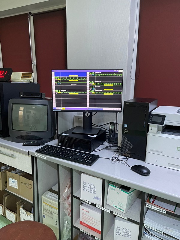 Stație de monitorizare ultramodernă donată secției Cardiologie de la Spitalul Județean Neamț