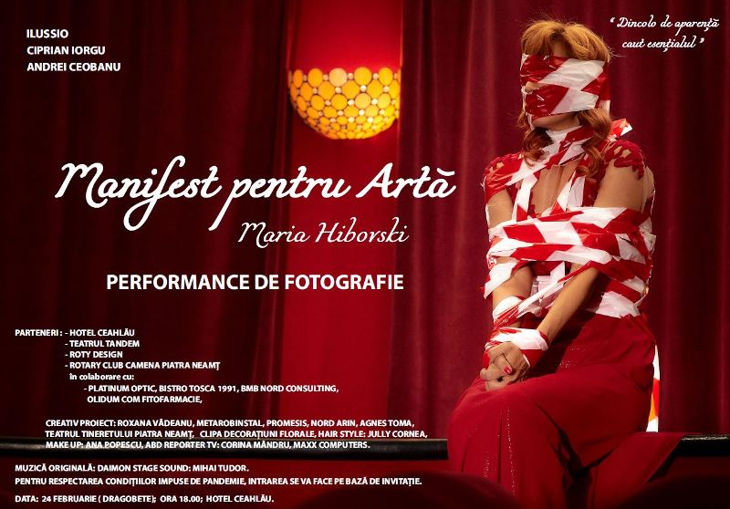 Eveniment cultural la Piatra Neamț: ”Manifest pentru artă”