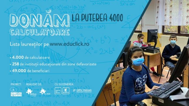 Patru școli și o asociație din Neamț primesc calculatoare donate de „Ateliere Fără Frontiere”