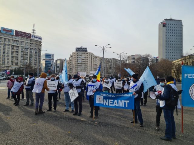 Învățământul protestează: 37 de sindicaliști din Neamț vor fi la Guvern, în 25 mai