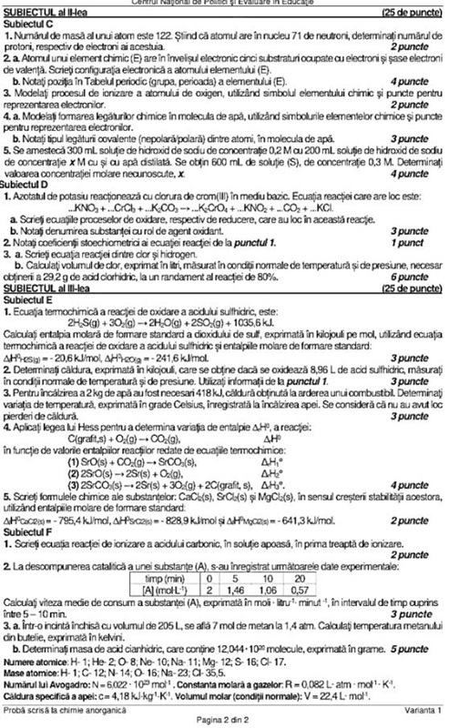 Chimia anorganica 2