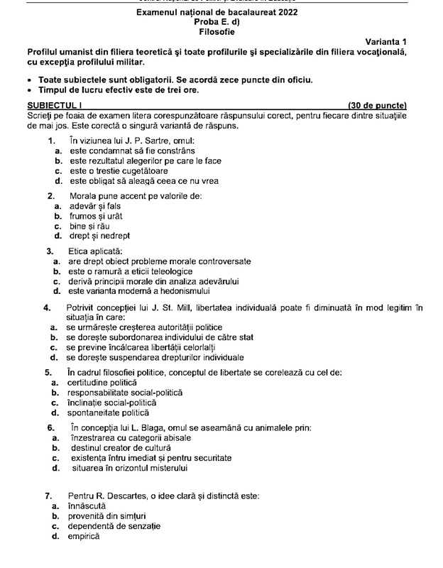 Filosofie 1