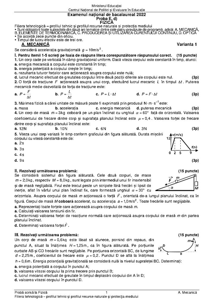 Fizica 1